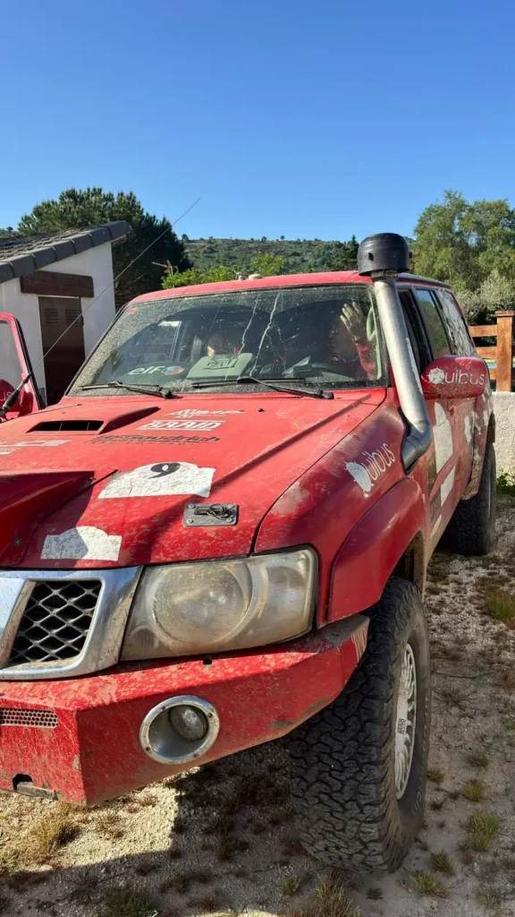 Vehículo todoterreno preparado para una ruta 4x4 en Finca Avellaneda